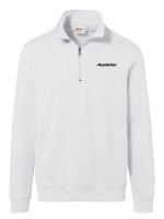 Unisex Zip Sweater Weiss